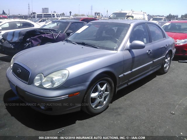 KMHWF35H85A157989 - 2005 HYUNDAI SONATA GLS/LX GRAY photo 2