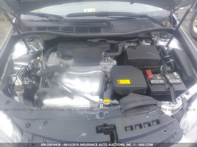 4T1BF1FK5FU919608 - 2015 TOYOTA CAMRY LE/XLE/SE/XSE SILVER photo 10
