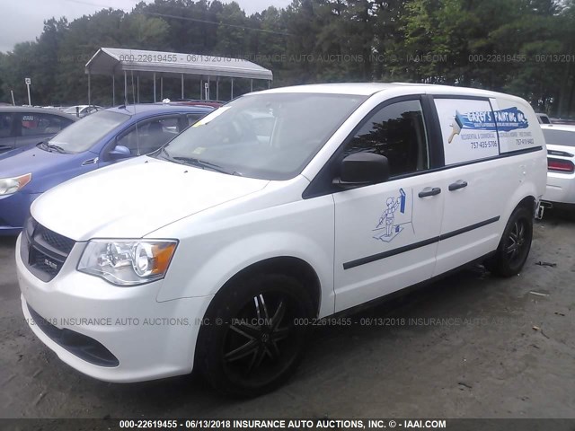 2C4JRGAG3DR580029 - 2013 RAM TRADESMAN WHITE photo 2