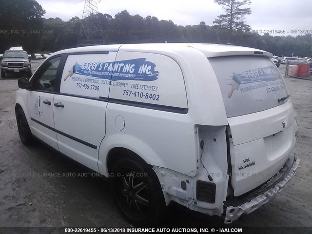 2C4JRGAG3DR580029 - 2013 RAM TRADESMAN WHITE photo 3