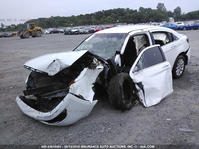 1C3CCBBG0DN532341 - 2013 CHRYSLER 200 TOURING WHITE photo 2