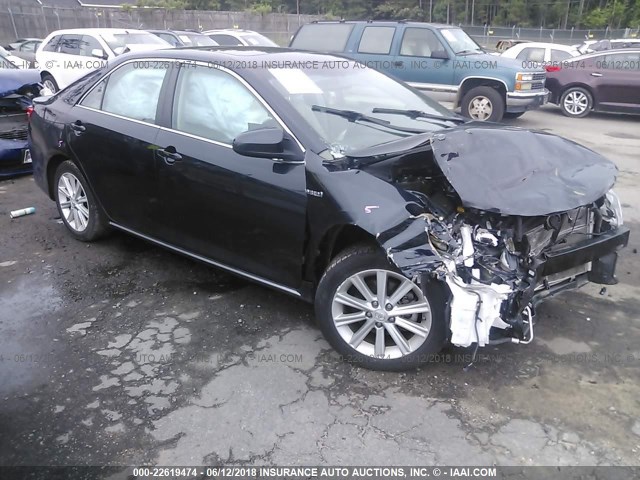 4T1BD1FK8CU042033 - 2012 TOYOTA CAMRY HYBRID/LE/XLE 黑色 照片 1