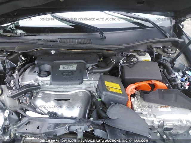 4T1BD1FK8CU042033 - 2012 TOYOTA CAMRY HYBRID/LE/XLE 黑色 照片 10