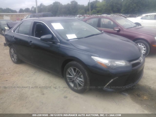 4T1BF1FK8GU263356 - 2016 TOYOTA CAMRY LE/XLE/SE/XSE BLACK photo 1