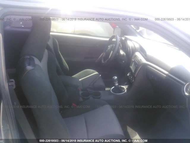 JTKJF5C79E3084794 - 2014 TOYOTA SCION TC GRAY photo 5