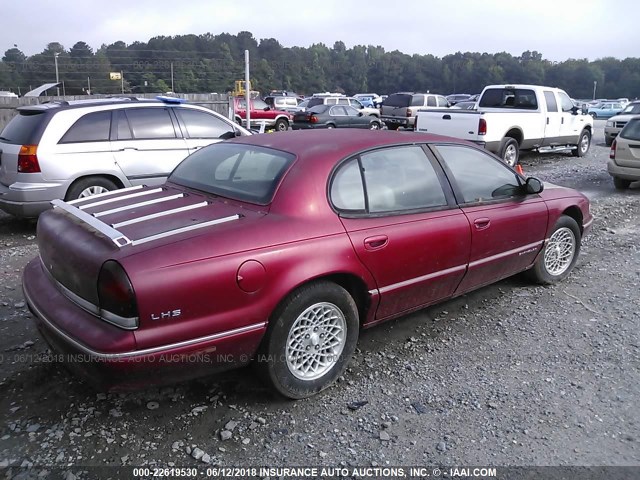 2C3HC56F9TH187147 - 1996 CHRYSLER LHS RED photo 4