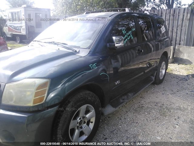 5N1BA08A47N719098 - 2007 NISSAN ARMADA SE/LE GREEN photo 2