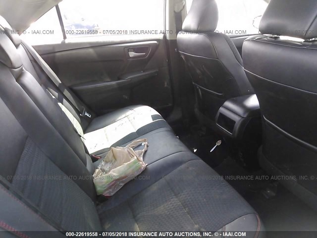 4T1BF1FK3FU097536 - 2015 TOYOTA CAMRY LE/XLE/SE/XSE BLACK photo 8