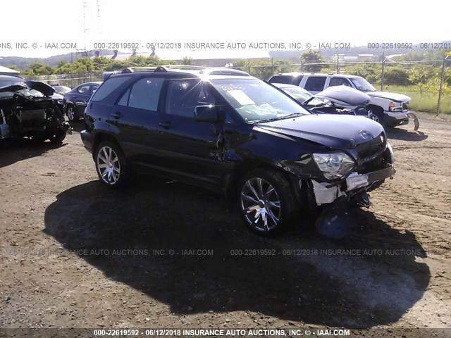 JTJHF10U910194603 - 2001 LEXUS RX 300 BLACK photo 1