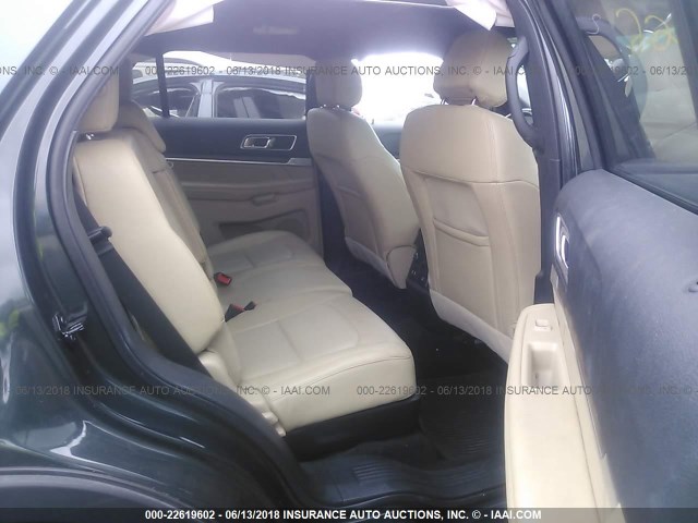 1FM5K8F87GGB48946 - 2016 FORD EXPLORER LIMITED მწვანე ფოტო 8