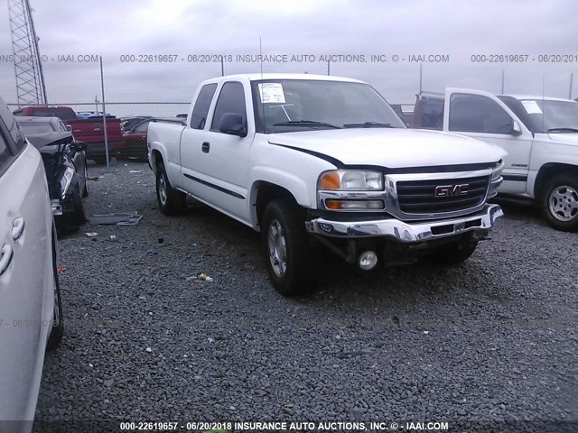 1GTEK19B06Z217773 - 2006 GMC NEW SIERRA K1500 WHITE photo 1