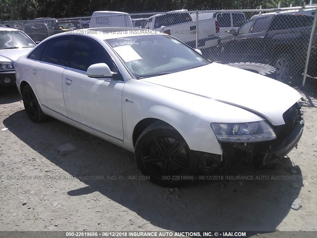 WAUFGAFB9AN038915 - 2010 AUDI A6 PREMIUM PLUS WHITE photo 1