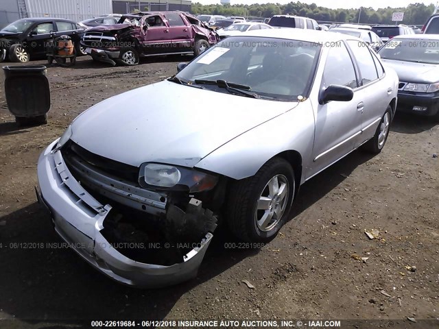 1G1JF52FX47117348 - 2004 CHEVROLET CAVALIER LS SILVER photo 2