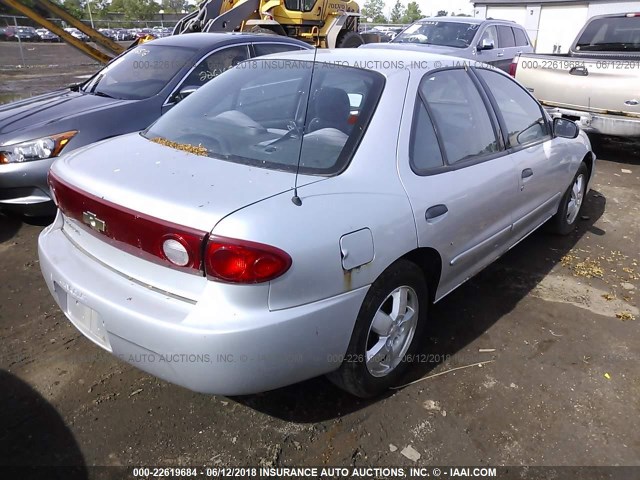 1G1JF52FX47117348 - 2004 CHEVROLET CAVALIER LS SILVER photo 4