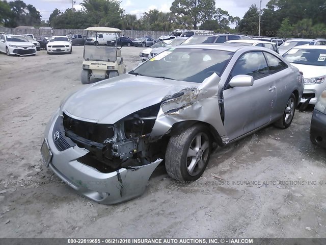 4T1CA30PX4U008478 - 2004 TOYOTA CAMRY SOLARA SE/SLE SILVER photo 2