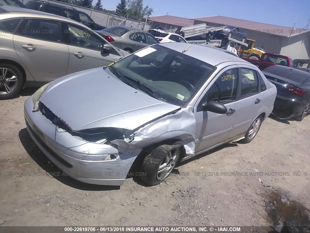 1FAFP38Z64W106780 - 2004 FORD FOCUS ZTS GRAY photo 2