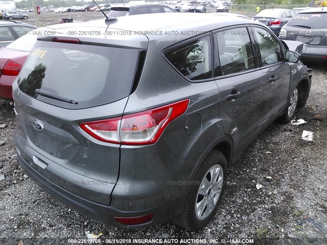 1FMCU0F77EUB77131 - 2014 FORD ESCAPE S GRAY photo 4