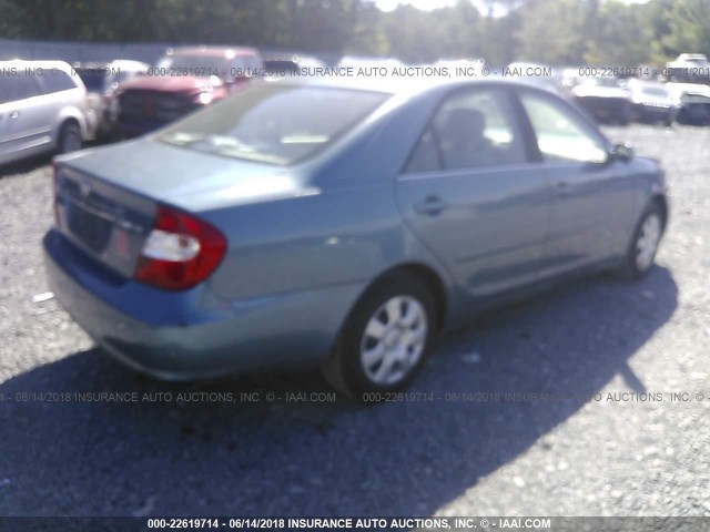 4T1BE32K03U220998 - 2003 TOYOTA CAMRY LE/XLE/SE ლურჯი ფოტო 4