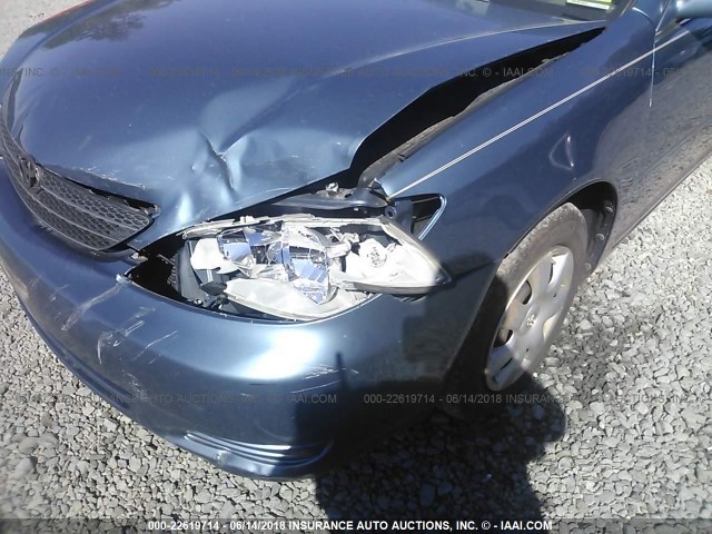 4T1BE32K03U220998 - 2003 TOYOTA CAMRY LE/XLE/SE ლურჯი ფოტო 6
