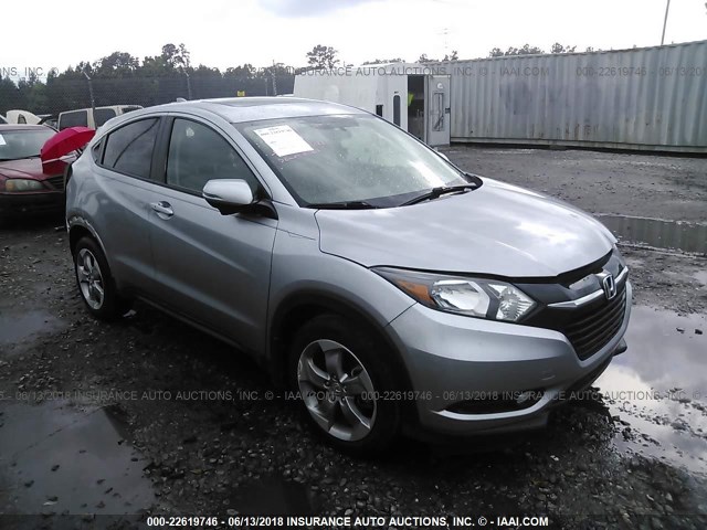 3CZRU5H52HM701487 - 2017 HONDA HR-V EX SILVER photo 1