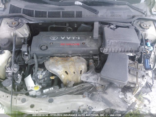 JTNBE46K273008969 - 2007 TOYOTA CAMRY NEW GENERAT CE/LE/XLE/SE GOLD photo 10