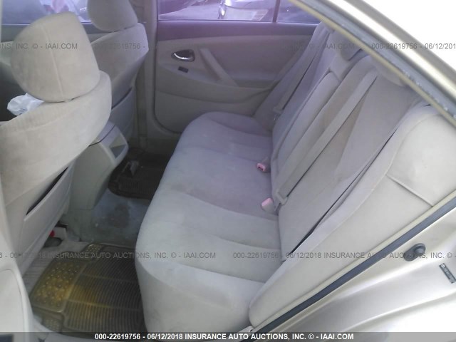 JTNBE46K273008969 - 2007 TOYOTA CAMRY NEW GENERAT CE/LE/XLE/SE GOLD photo 8