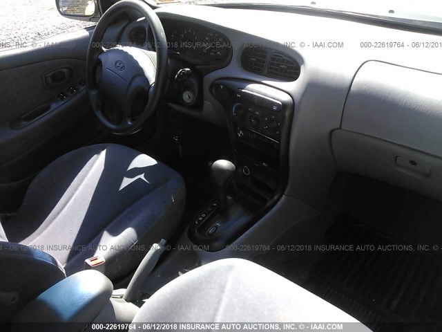 KMHJF35FXXU798006 - 1999 HYUNDAI ELANTRA GLS GRAY photo 5