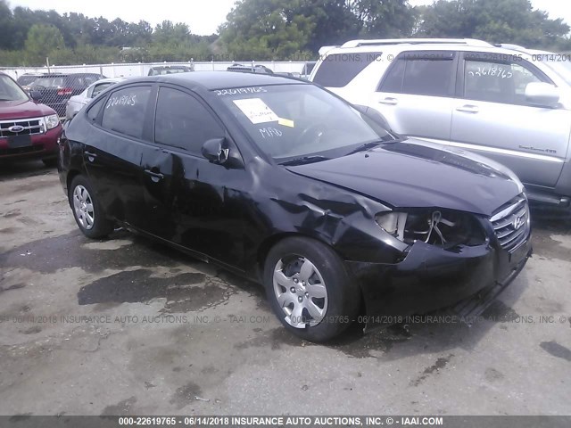 KMHDU46D19U692777 - 2009 HYUNDAI ELANTRA GLS/SE BLACK photo 1