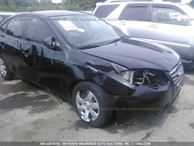 KMHDU46D19U692777 - 2009 HYUNDAI ELANTRA GLS/SE BLACK photo 6