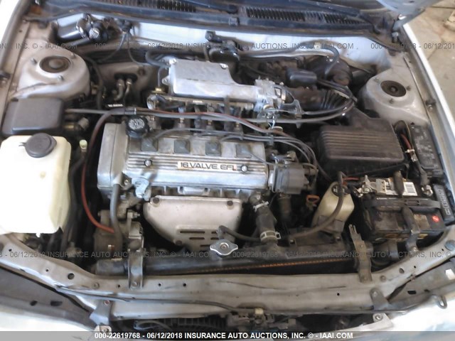 1NXAE09B5RZ115852 - 1994 TOYOTA COROLLA LE/DX ვერცხლისფერი ფოტო 10