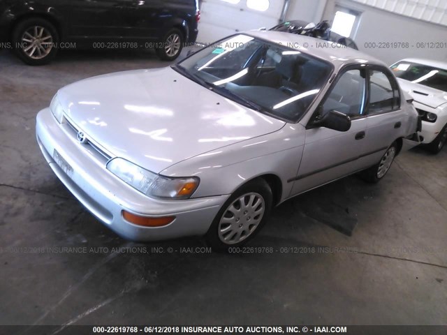 1NXAE09B5RZ115852 - 1994 TOYOTA COROLLA LE/DX ვერცხლისფერი ფოტო 2