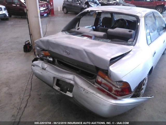 1NXAE09B5RZ115852 - 1994 TOYOTA COROLLA LE/DX SILVER photo 6