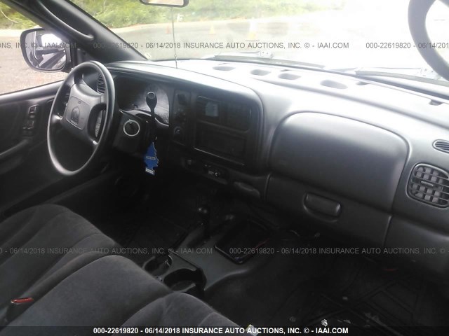 1B7GG22N0YS714290 - 2000 DODGE DAKOTA Dark Blue photo 5