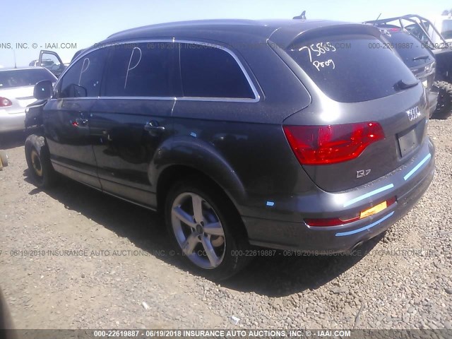 WA1EY74LX9D001376 - 2009 AUDI Q7 3.6 QUATTRO PREM S-LINE GRAY photo 3