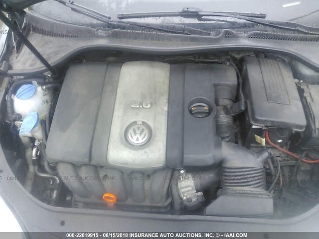 3VWEG71K27M117254 - 2007 VOLKSWAGEN JETTA WOLFSBURG GRAY photo 10