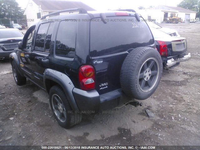 1J4GL48K53W699303 - 2003 JEEP LIBERTY SPORT/FREEDOM შავი ფოტო 3