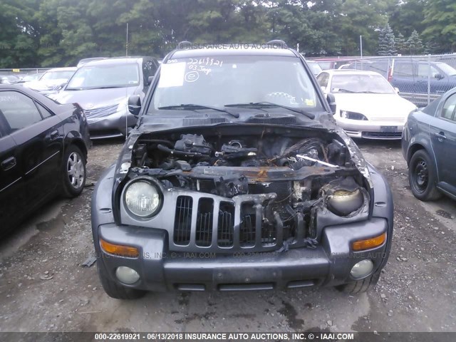 1J4GL48K53W699303 - 2003 JEEP LIBERTY SPORT/FREEDOM შავი ფოტო 6