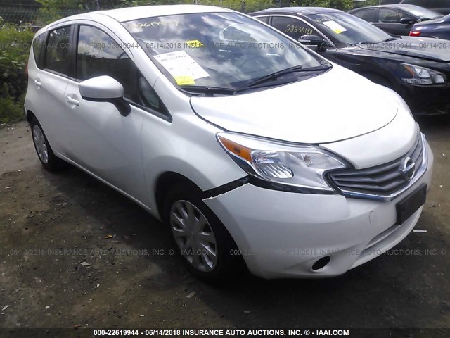 3N1CE2CP4FL374306 - 2015 NISSAN VERSA NOTE S/S PLUS/SV/SL/SR WHITE photo 1