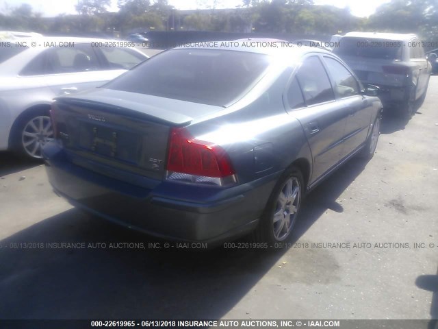 YV1RS592252440651 - 2005 VOLVO S60 2.5T BLUE photo 4