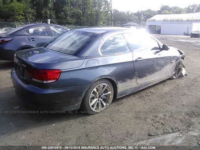 WBAWL135X7PX14490 - 2007 BMW 328 I GRAY photo 4