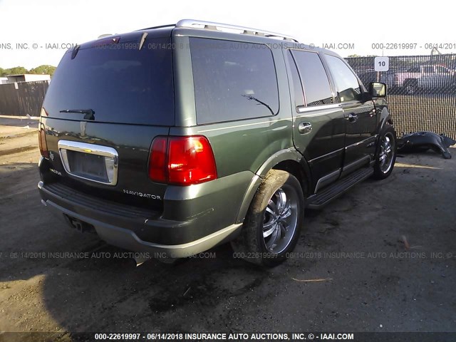 5LMFU27R33LJ27724 - 2003 LINCOLN NAVIGATOR GREEN photo 4