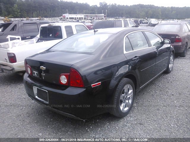 1G1ZC5EB2AF268495 - 2010 CHEVROLET MALIBU 1LT BLACK photo 4