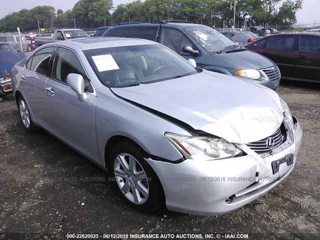 JTHBJ46G772019496 - 2007 LEXUS ES 350 SILVER photo 1