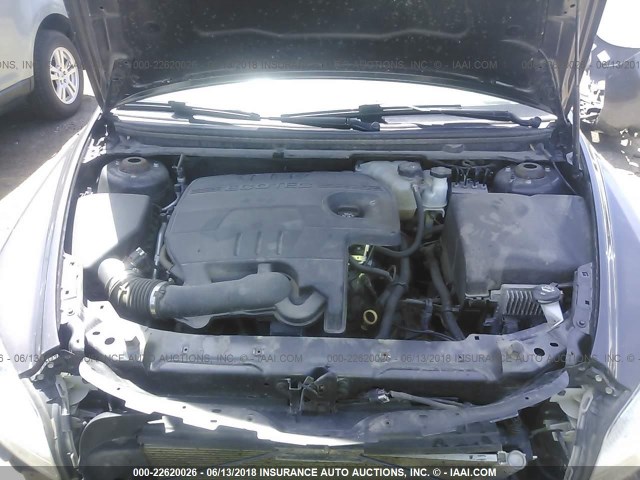 1G1ZA5EU5BF350472 - 2011 CHEVROLET MALIBU LS GRAY photo 10