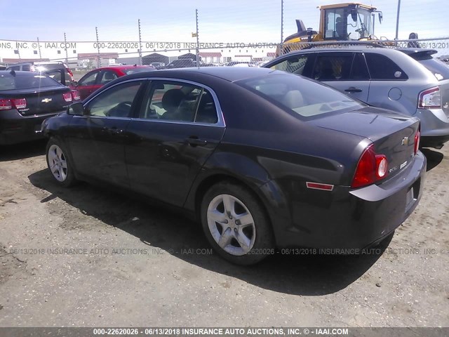 1G1ZA5EU5BF350472 - 2011 CHEVROLET MALIBU LS GRAY photo 3