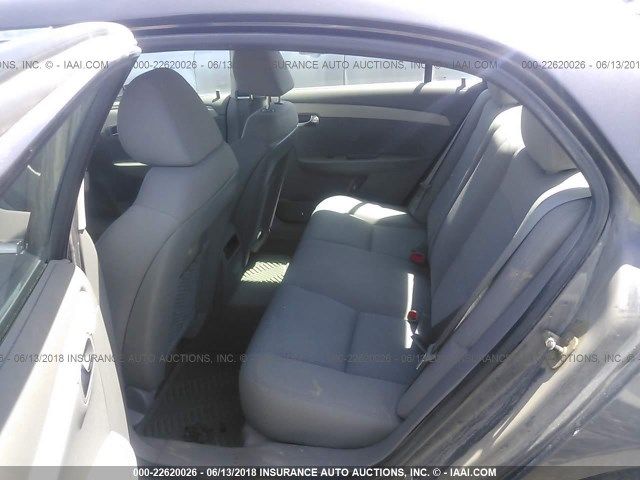 1G1ZA5EU5BF350472 - 2011 CHEVROLET MALIBU LS GRAY photo 8