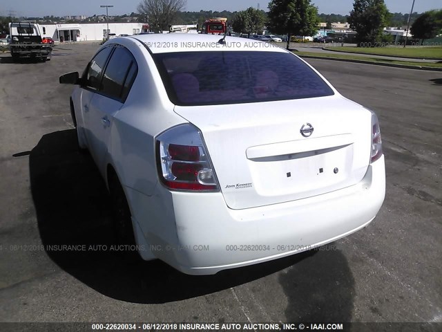 3N1AB61E49L644289 - 2009 NISSAN SENTRA 2.0/2.0S/2.0SL WHITE photo 3