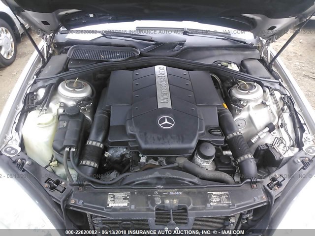 WDBNG70J23A371550 - 2003 MERCEDES-BENZ S 430 SILVER photo 10