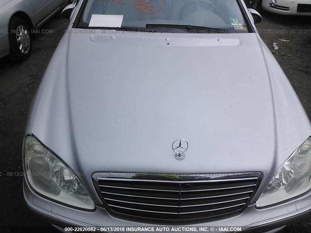 WDBNG70J23A371550 - 2003 MERCEDES-BENZ S 430 SILVER photo 6