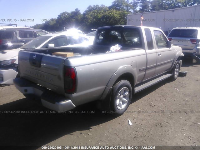 1N6DD26S72C304645 - 2002 NISSAN FRONTIER KING CAB XE SILVER photo 4